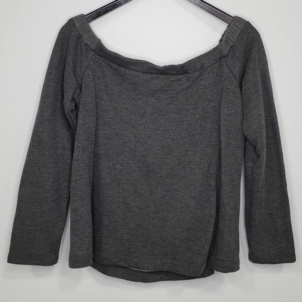 Harlowe & Graham Off The Shoulder Sweatshirt